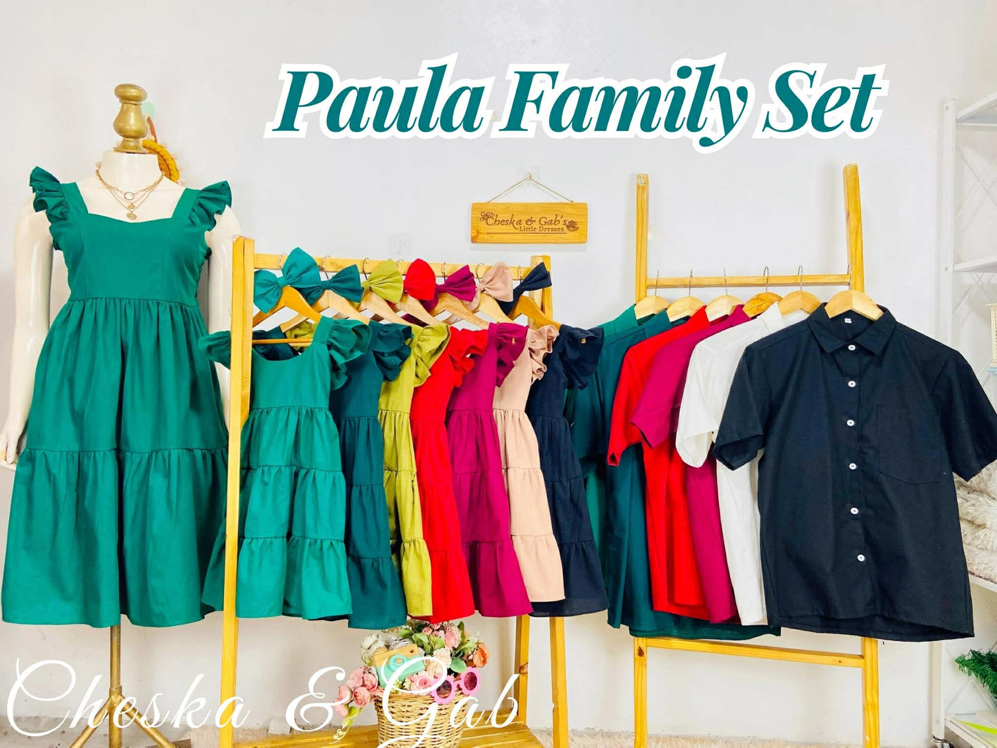 Paula Family Set - Cotton Linen