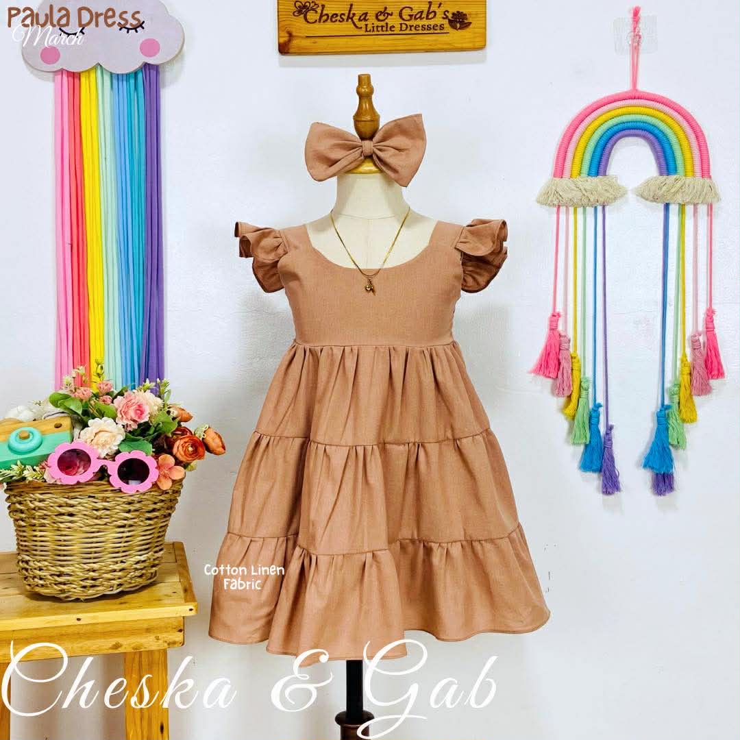 Paula Dress - Cotton Linen