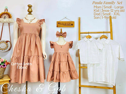 Paula Family Set - Cotton Linen
