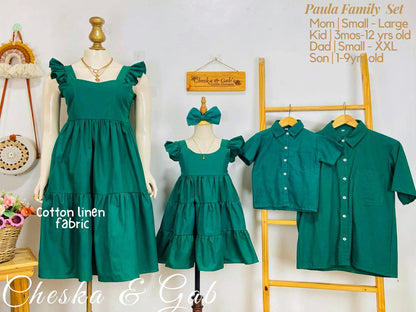Paula Family Set - Cotton Linen