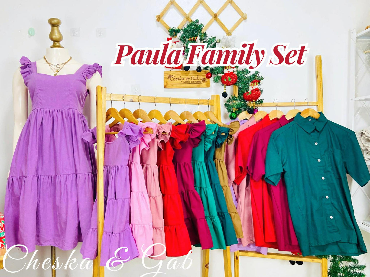 Paula Family Set - Cotton Linen