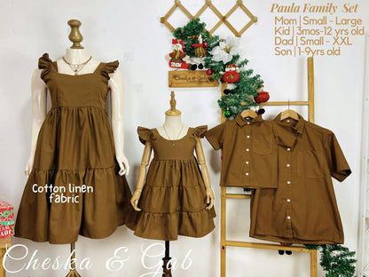 Paula Family Set - Cotton Linen