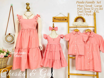 Paula Family Set - Cotton Linen