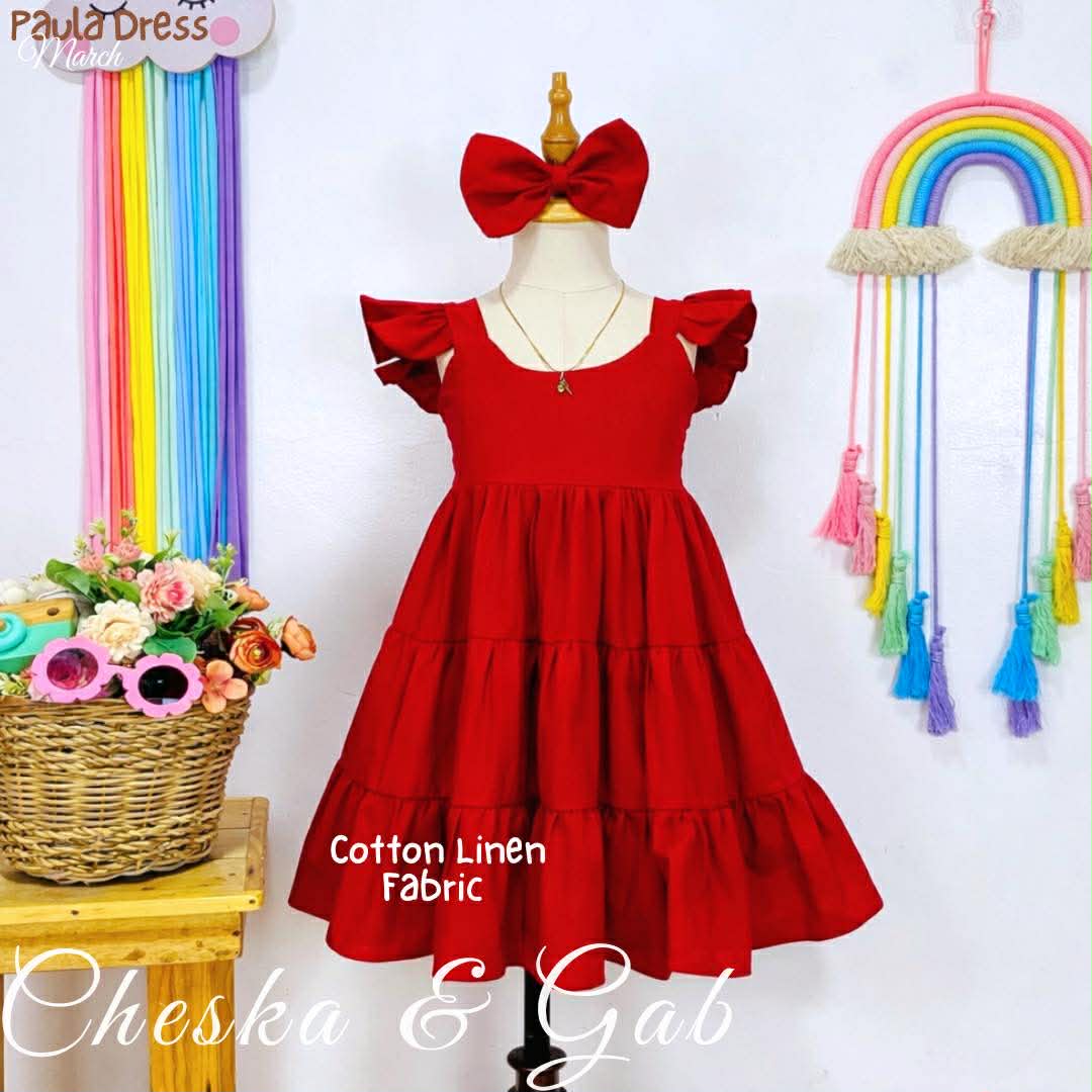 Paula Dress - Cotton Linen