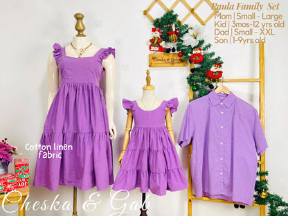 Paula Family Set - Cotton Linen