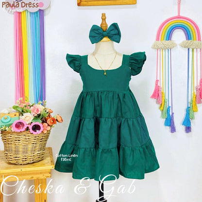 Paula Dress - Cotton Linen