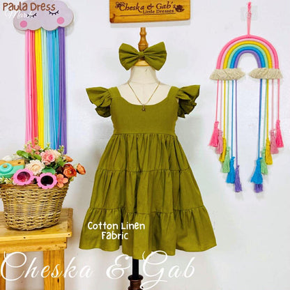 Paula Dress - Cotton Linen