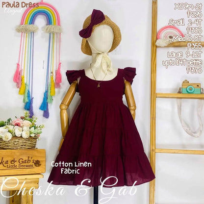 Paula Dress - Cotton Linen