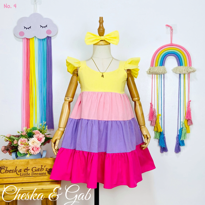 Maxene Dress - Candy Colors (Light)