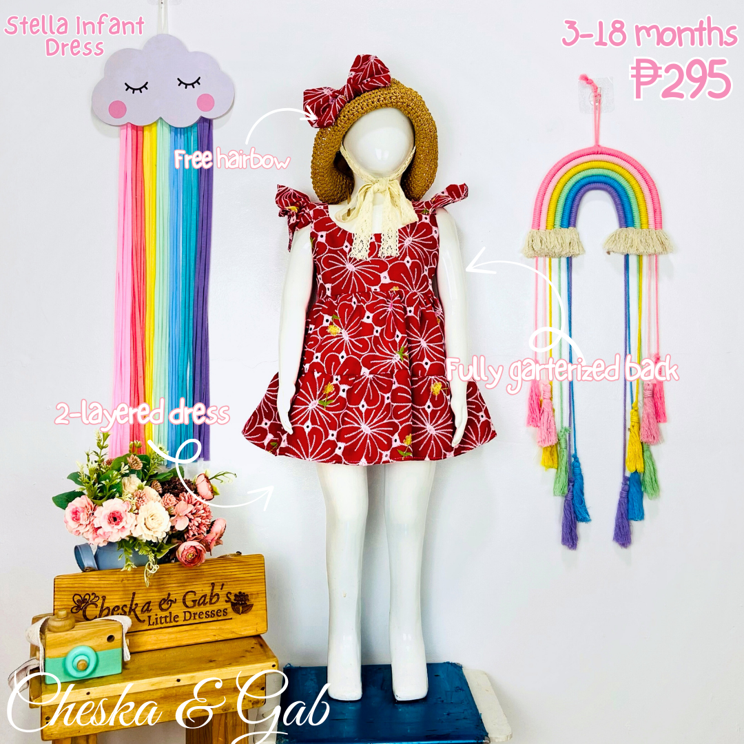 Stella Infant Dress - Suitable Ages 3-18mos