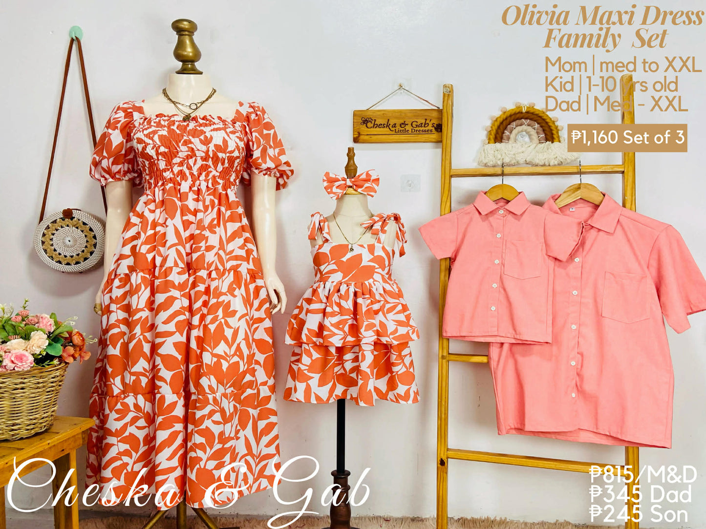 Olivia + Mia Family Set