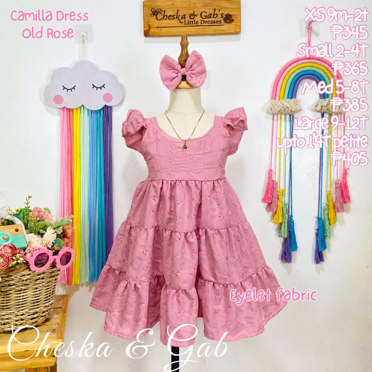 Camilla Dress - Eyelet