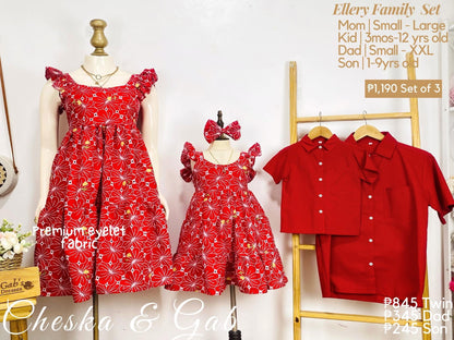 Camilla Family Set - Premium Eyelet Fabric