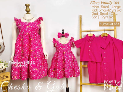 Camilla Family Set - Premium Eyelet Fabric