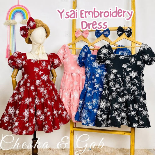 YSAI DRESS - EMBROIDERY