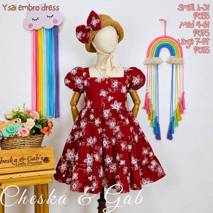 YSAI DRESS - EMBROIDERY