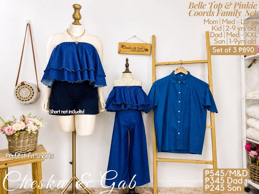 Belle Top & Pinkie Coordinates Family Set