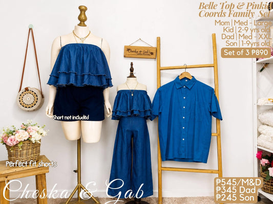 Belle Top & Pinkie Coordinates Family Set