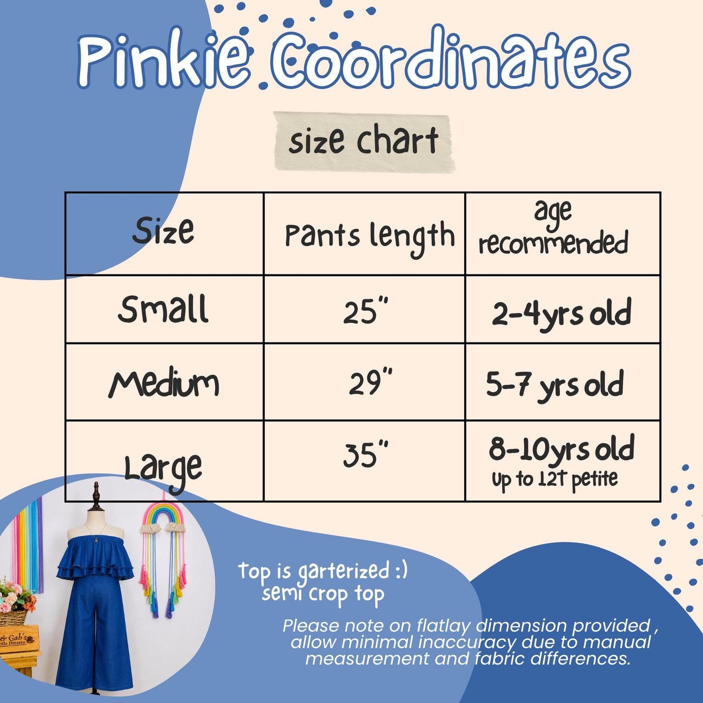 Belle Top & Pinkie Coordinates Family Set