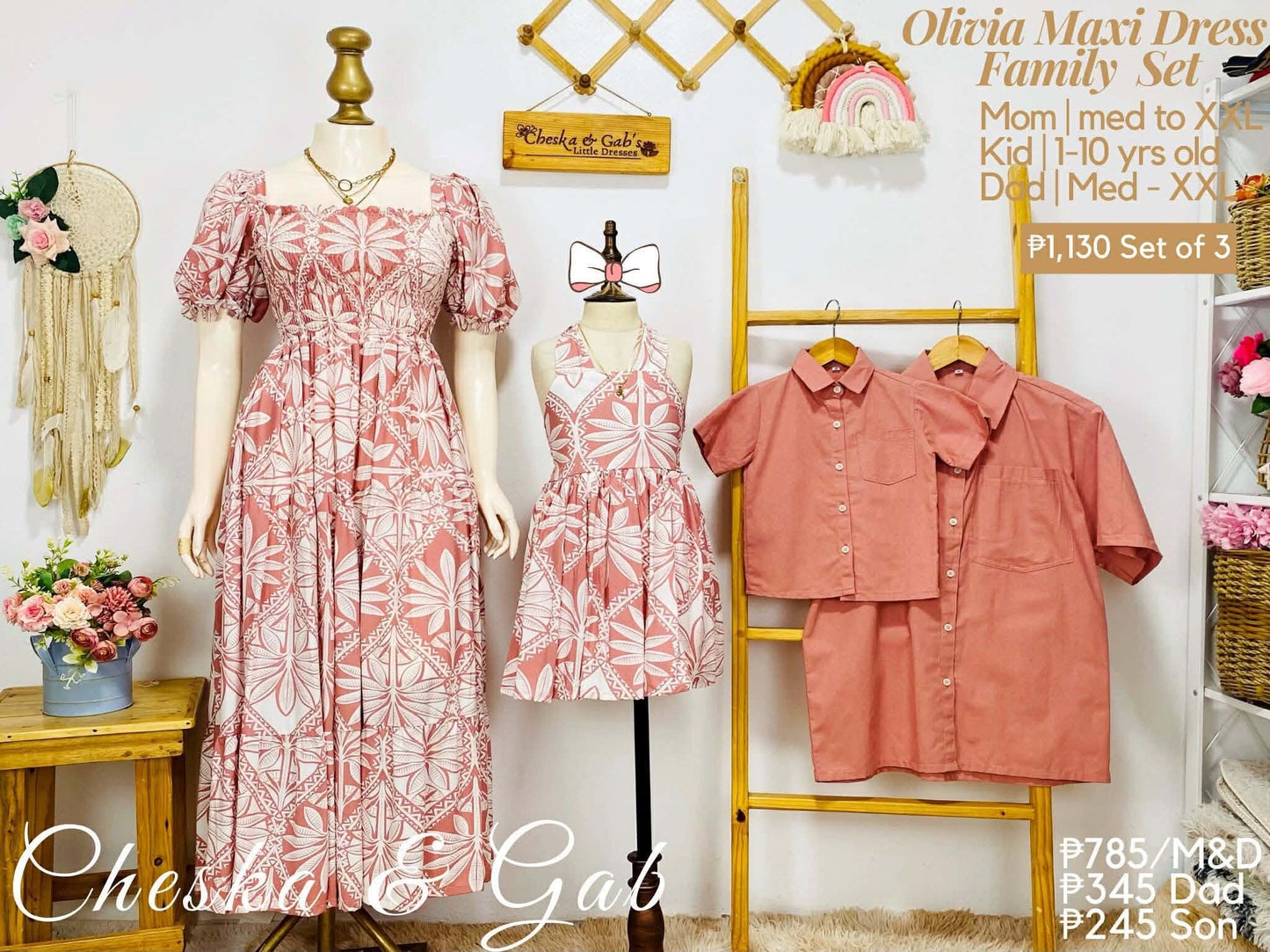 Olivia + Mia Family Set
