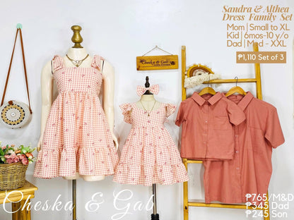 Sandra & Althea Family Set - Plaid