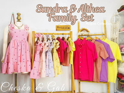 Sandra & Althea Family Set - Plaid