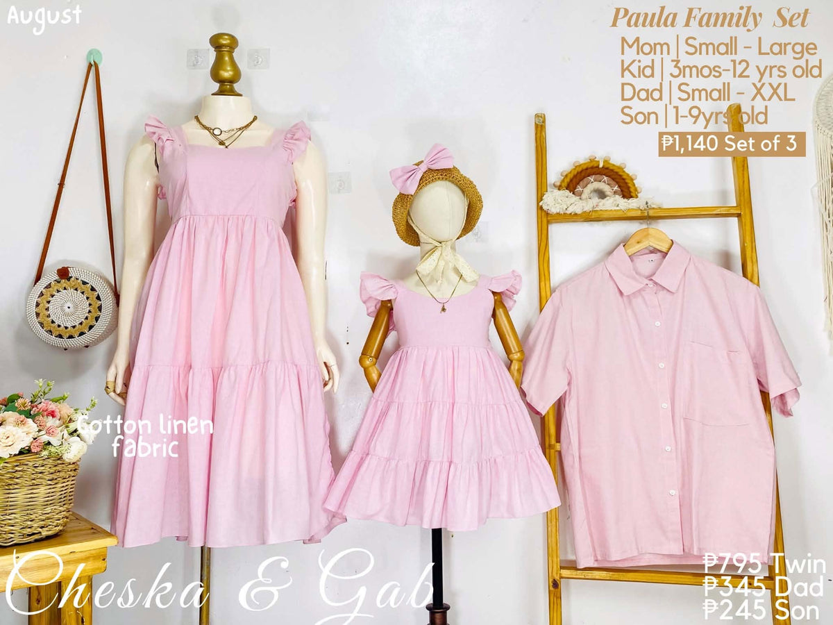 Paula Family Set - Cotton Linen