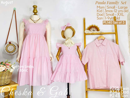 Paula Family Set - Cotton Linen