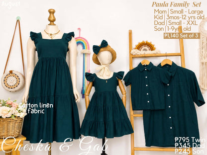 Paula Family Set - Cotton Linen