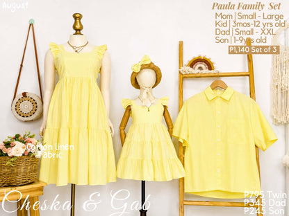 Paula Family Set - Cotton Linen