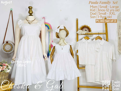 Paula Family Set - Cotton Linen