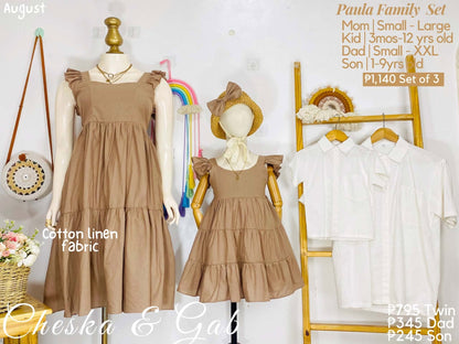 Paula Family Set - Cotton Linen