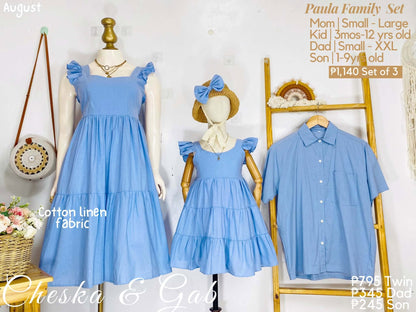 Paula Family Set - Cotton Linen