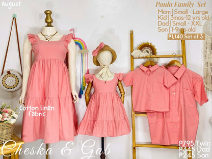 Paula Family Set - Cotton Linen