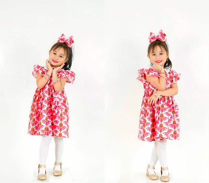 Ember Dress - Korean Cotton - Suitable ages 1-8