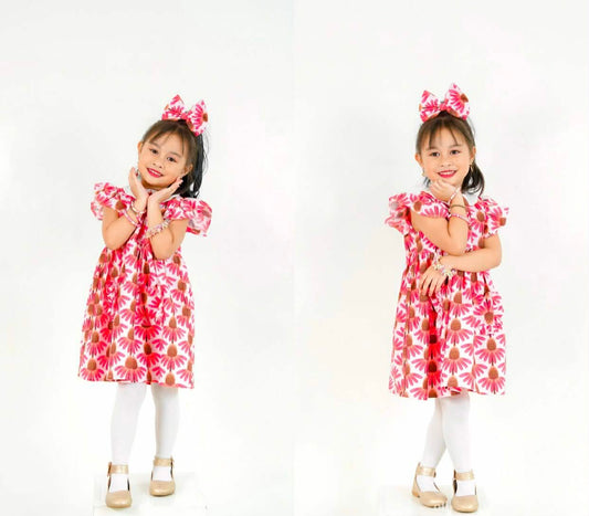Ember Dress - Korean Cotton - Suitable ages 1-8