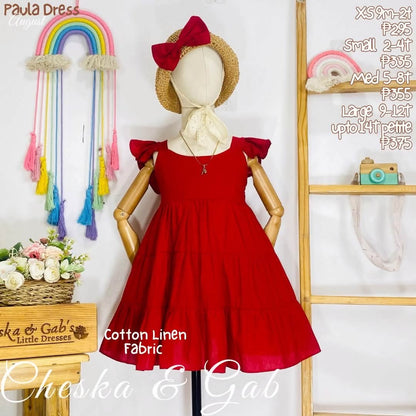 Paula Dress - Cotton Linen