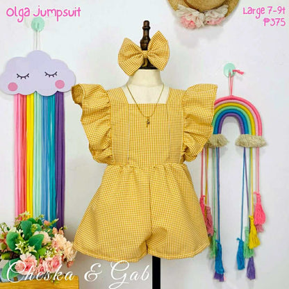 Olga Checkered Jumpsuit