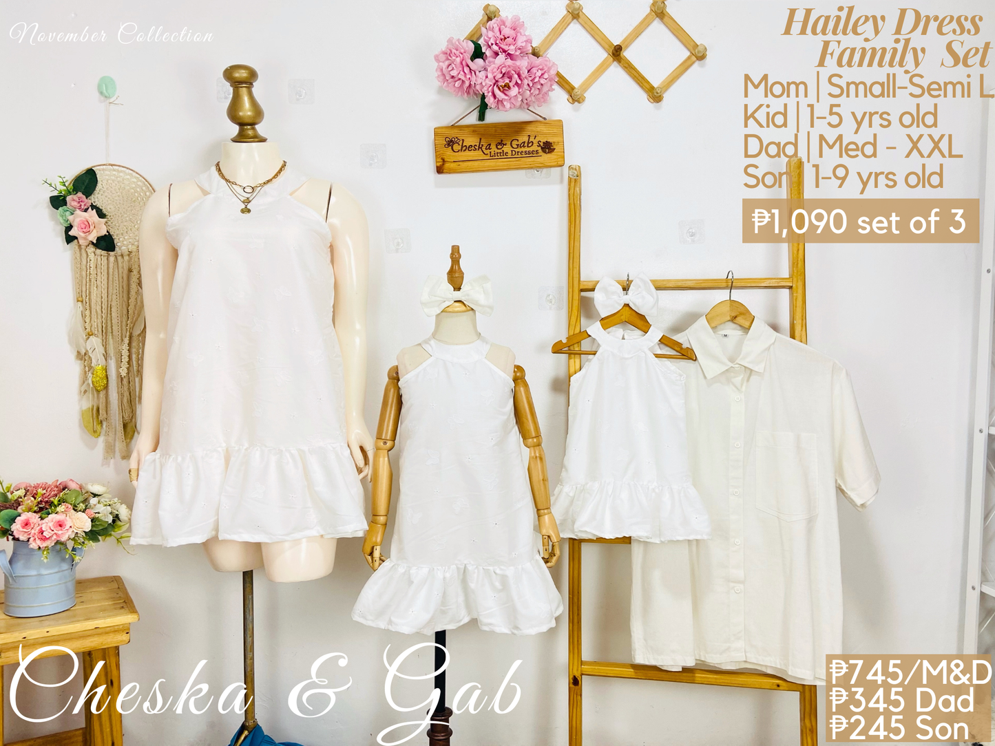 Hailey Family Set - Special  Fabric