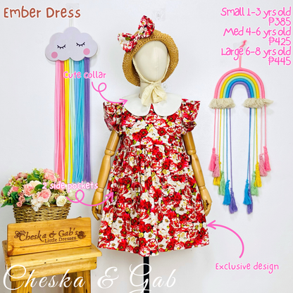 Ember Dress - Korean Cotton - Suitable ages 1-8