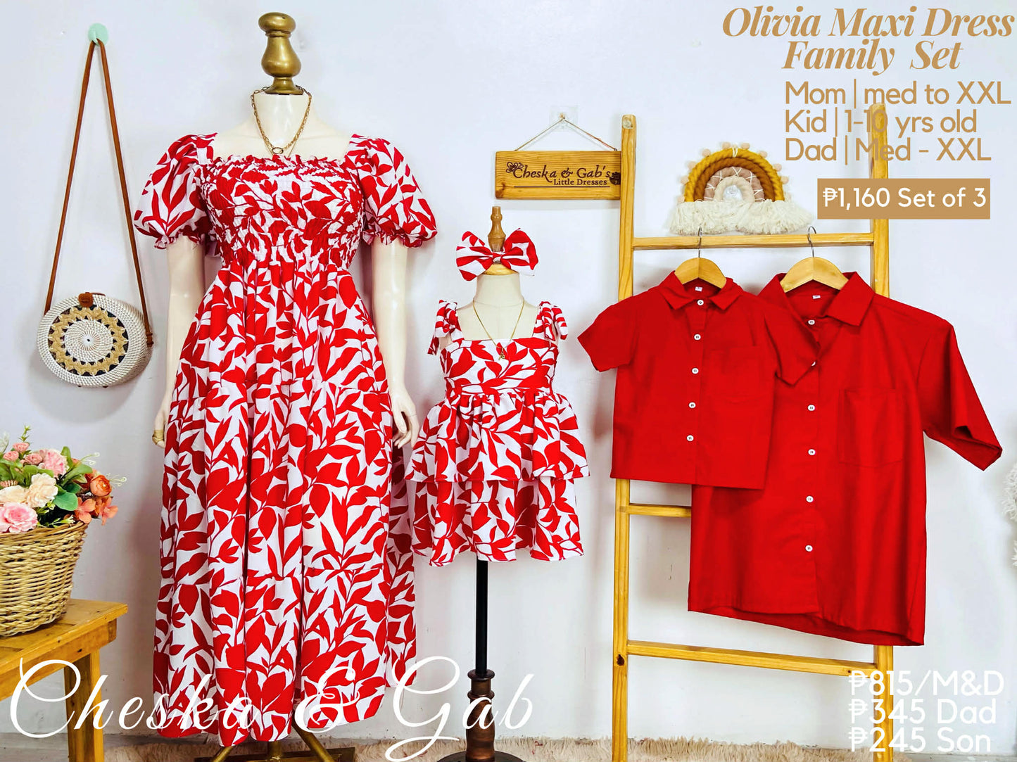 Olivia + Mia Family Set