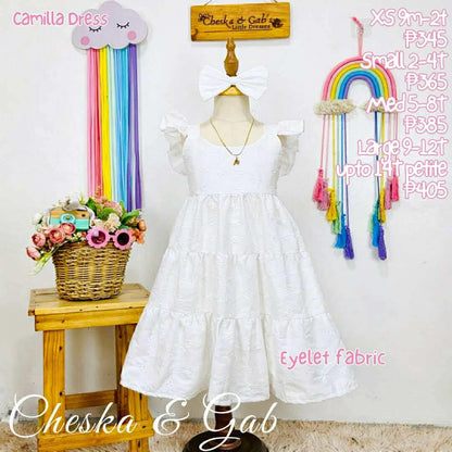 Camilla Dress - Eyelet