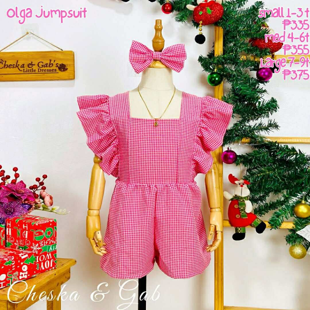 Olga Checkered Jumpsuit
