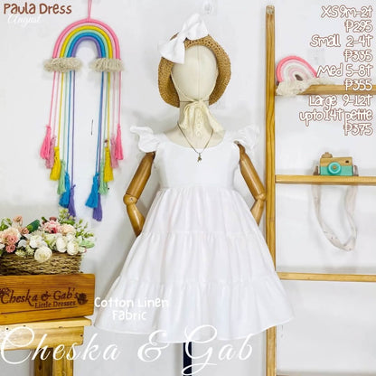 Paula Dress - Cotton Linen