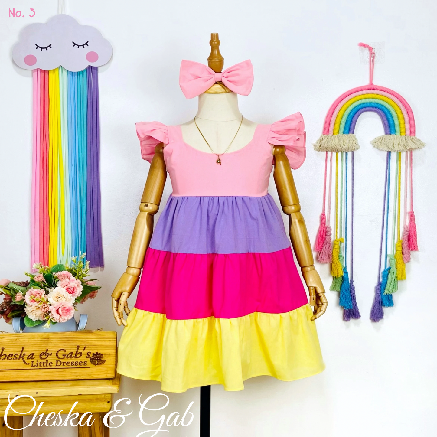 Maxene Dress - Candy Colors (Light)