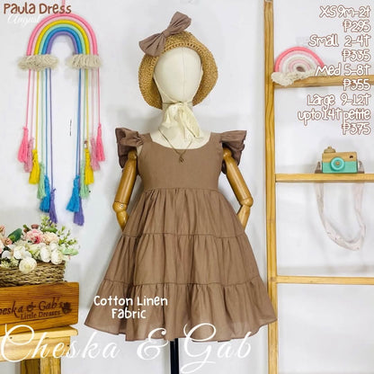 Paula Dress - Cotton Linen