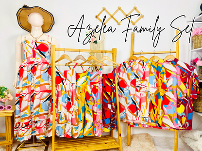 Azelea Family Set - Challis Printed