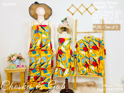 Azelea Family Set - Challis Printed