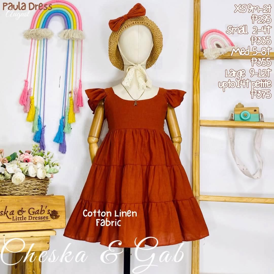 Paula Dress - Cotton Linen