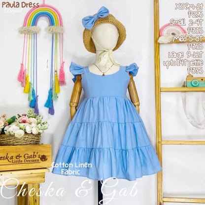 Paula Dress - Cotton Linen